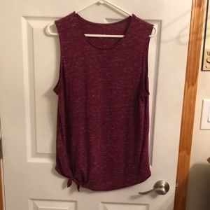 Burgundy Exertek L tank top